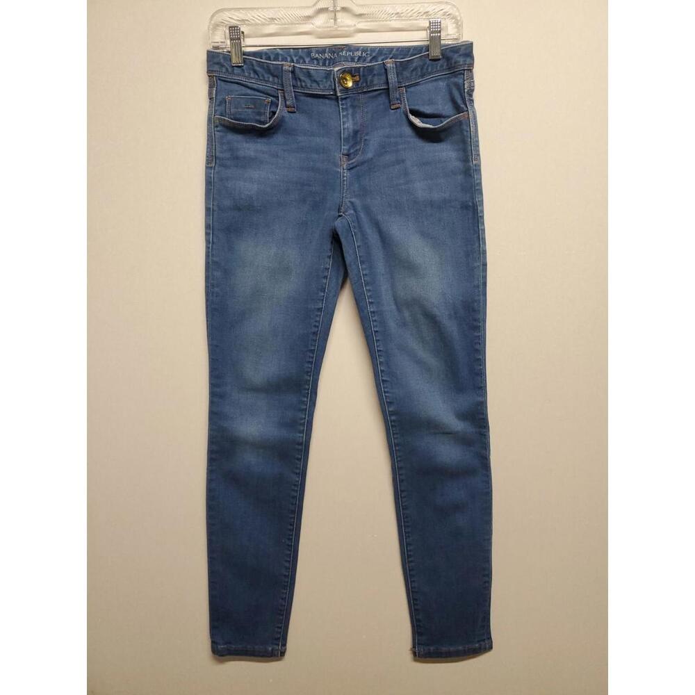 Banana Republic Jeans Womens 26 Blue Denim  Skinny Low Rise Retro